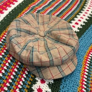 Plaid Newsboy Hat